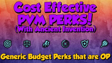 rs3 best pvm perks|Cost Effective PVM Perks! [Runescape 3] Updated for Ancient.